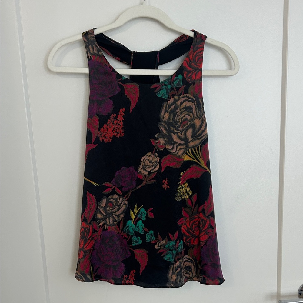 Alice + Olivia Multicolor Floral Tank Top